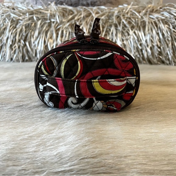 VERA BRADLEY Puccini Cool Keeper Tote Insulated Brown Orange Case Lunch Box Bag - Picture 5 of 11